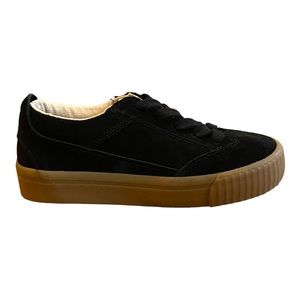 ZARA Girl Thick Sole Suede Low Profile Lace Up Sneaker SZ US 12